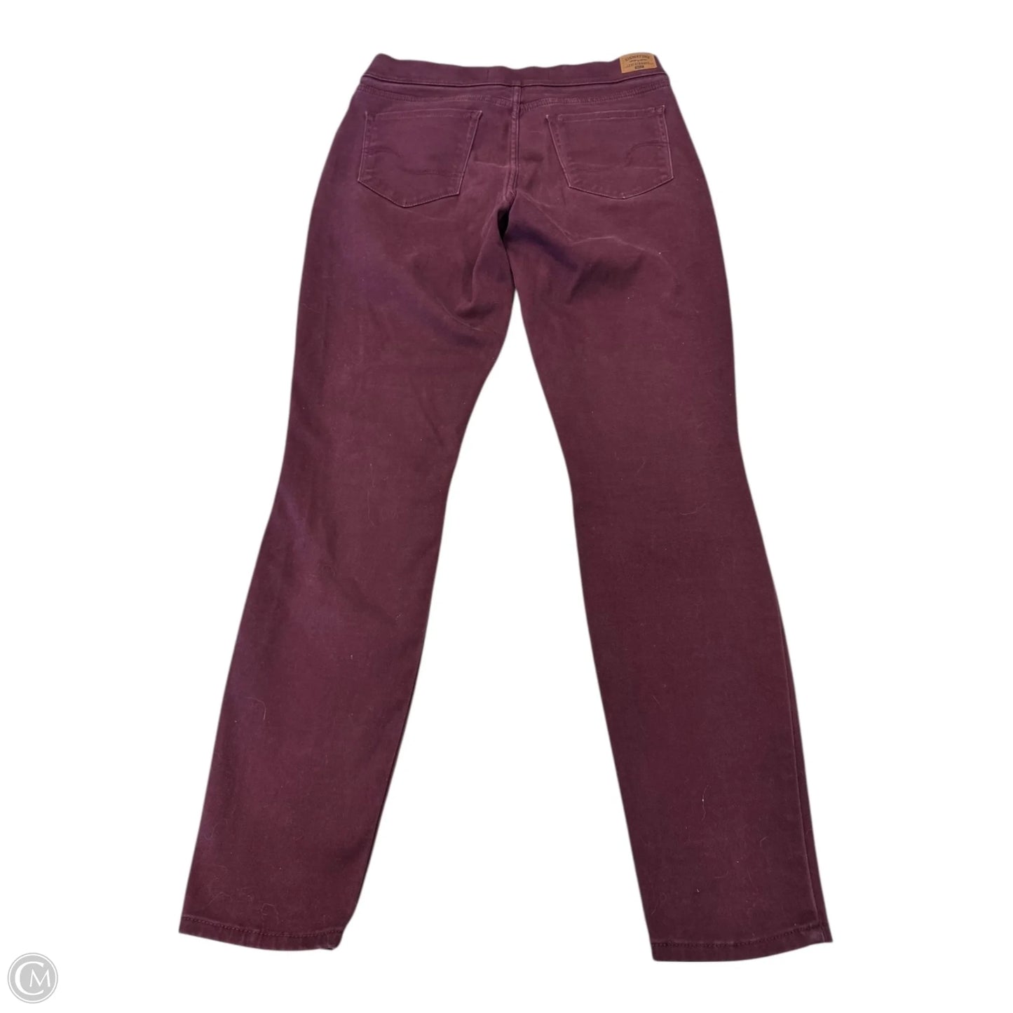 Jeans Skinny By Levis In Maroon, Size: 12
