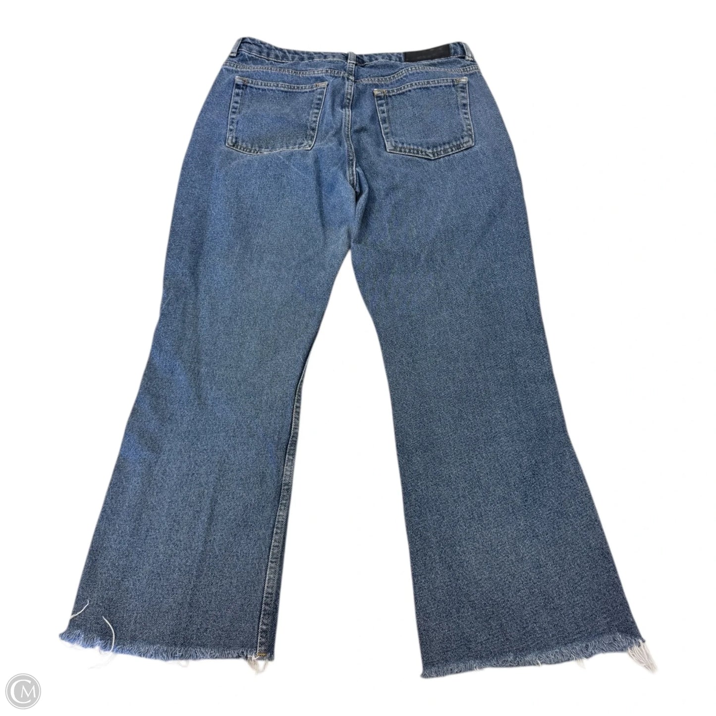 Jeans Straight By Topshop In Blue, Size: 10