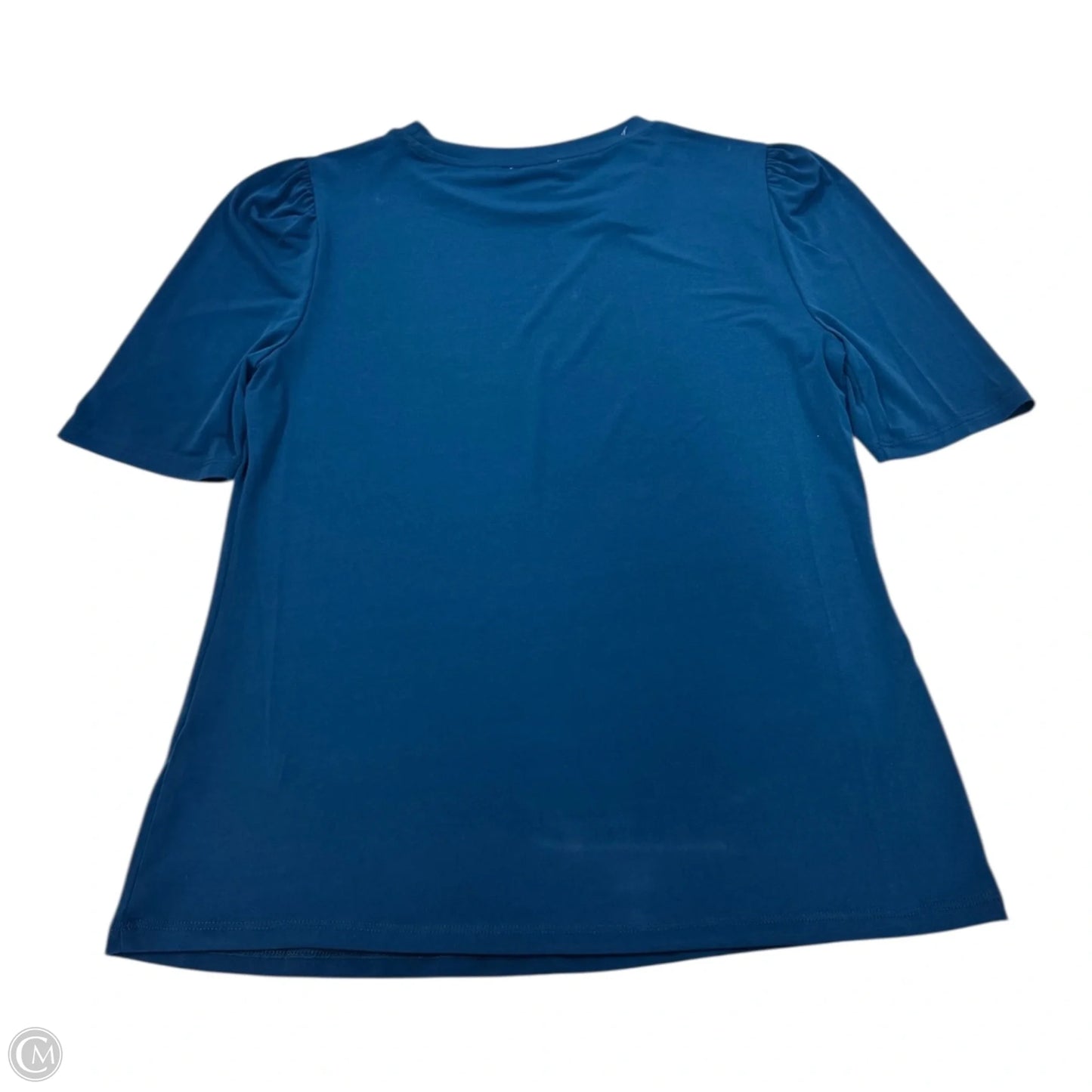 Top Short Sleeve By Calvin Klein In Blue, Size: S