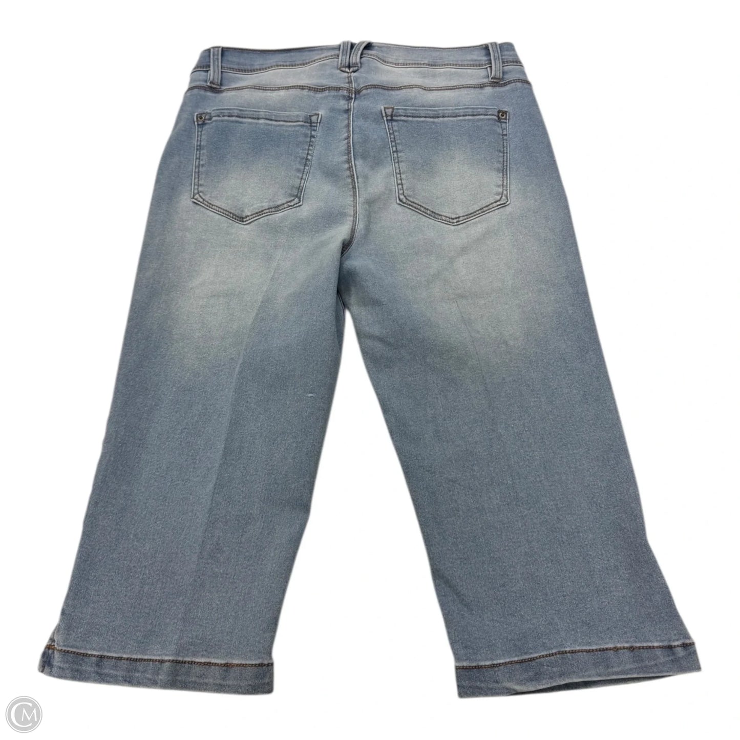 Capris By Curve Appeal In Blue, Size: 10