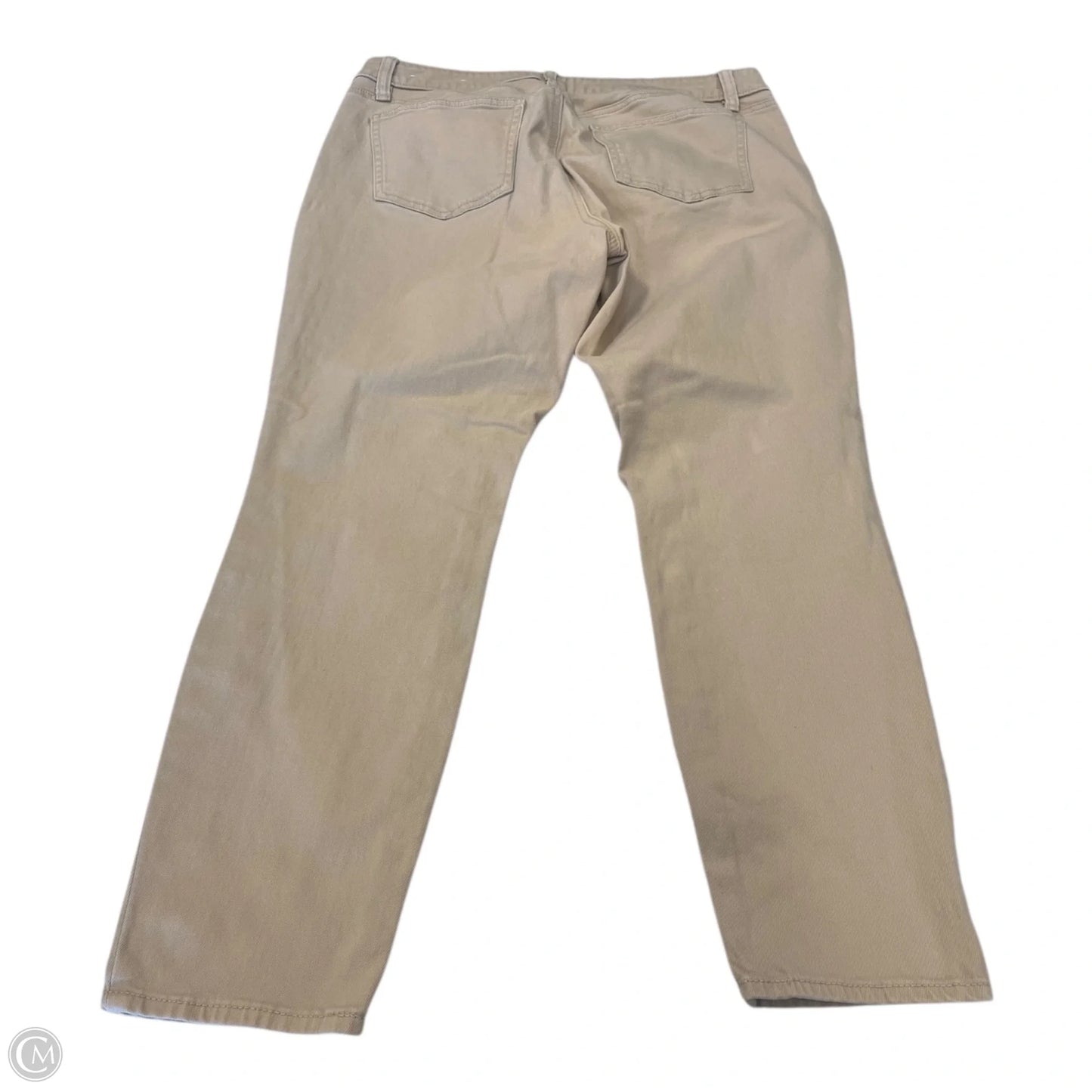 Pants Cropped By Ann Taylor In Tan, Size: 12