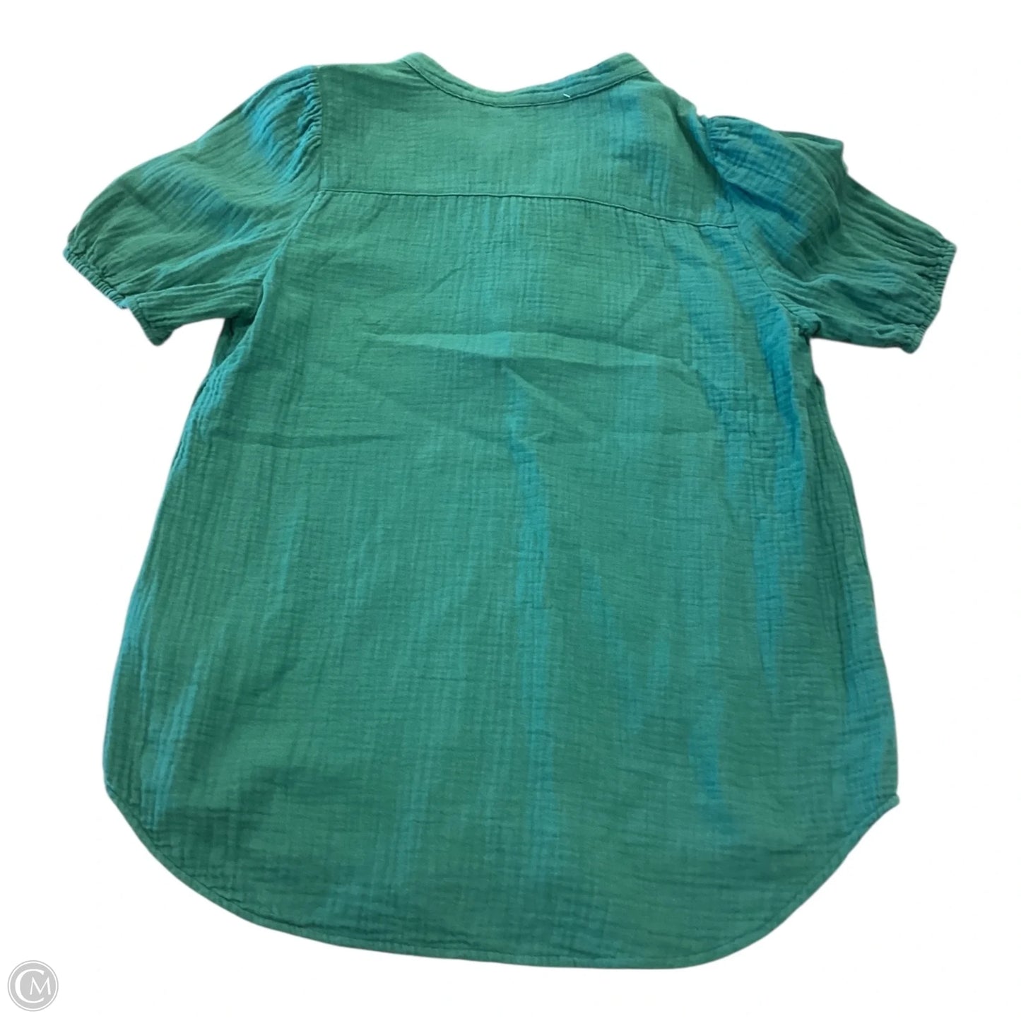 Top Short Sleeve By J. Crew In Green, Size: S