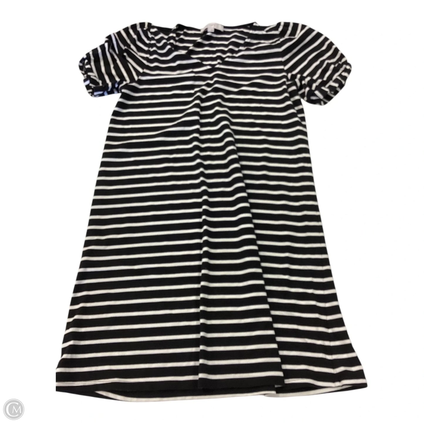 Dress Casual Short By Loft In Striped Pattern, Size: S