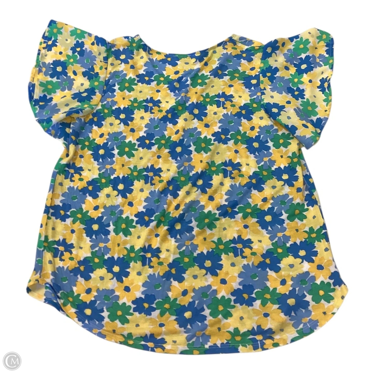 Top Short Sleeve By Loft In Multi-colored, Size: Sp