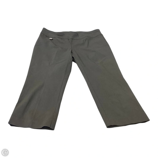 Pants Cropped By Alfani In Green, Size: 8p