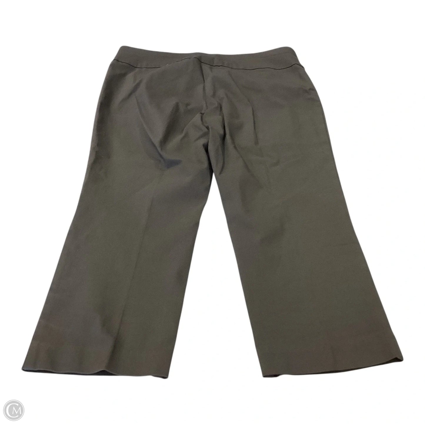 Pants Cropped By Alfani In Green, Size: 8p