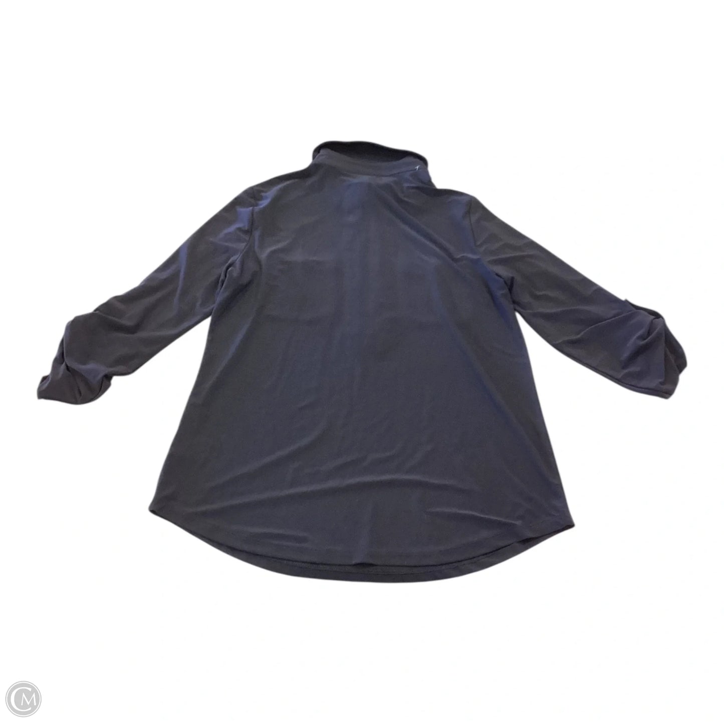 Top Long Sleeve By Anne Klein In Navy, Size: M