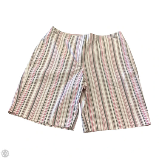 Shorts By Clothes Mentor In Striped Pattern, Size: 12