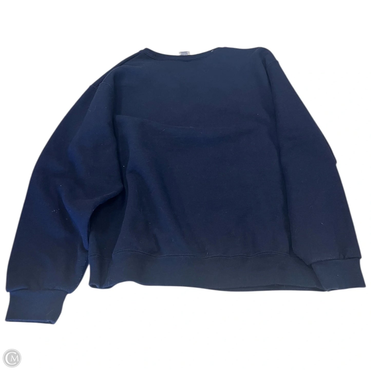 Sweatshirt Crewneck By Jerzees In Navy, Size: L