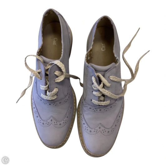 Shoes Flats By Clothes Mentor In Purple, Size: 7.5