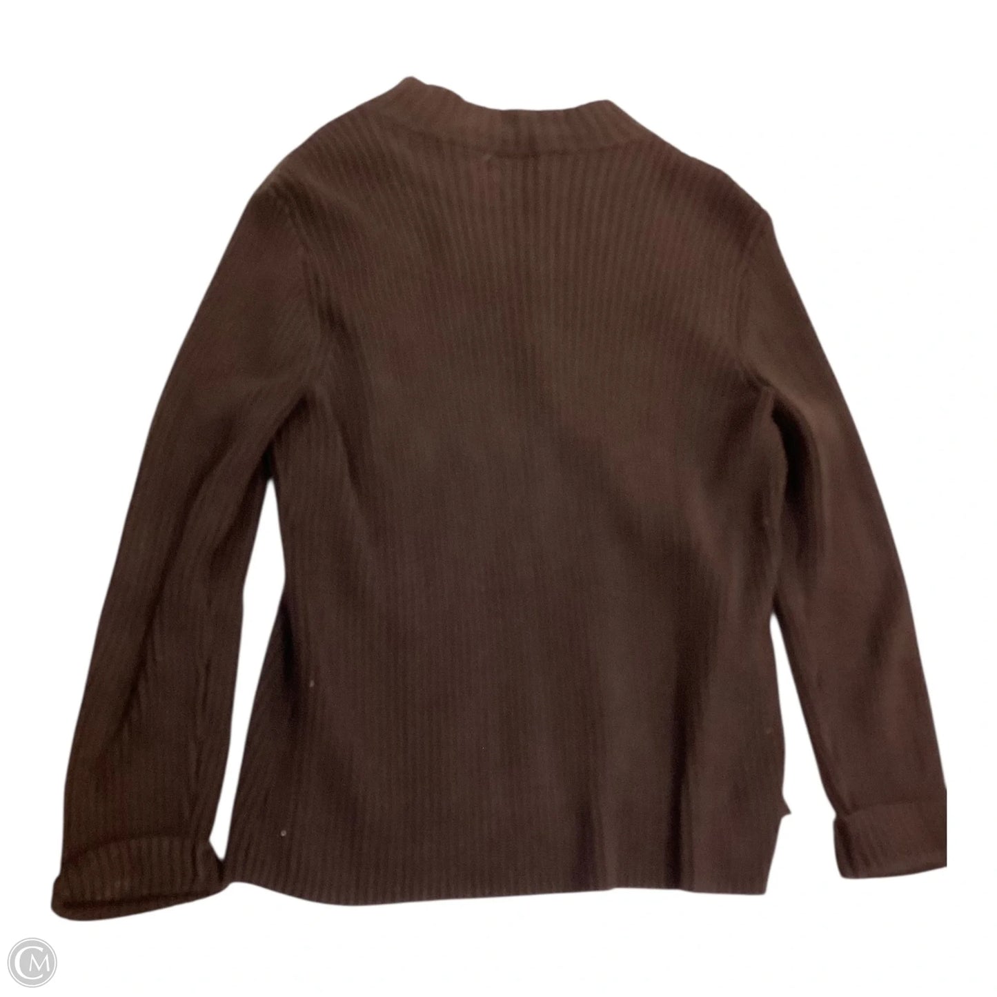 Jacket Puffer & Quilted By Croft And Barrow In Brown, Size: L