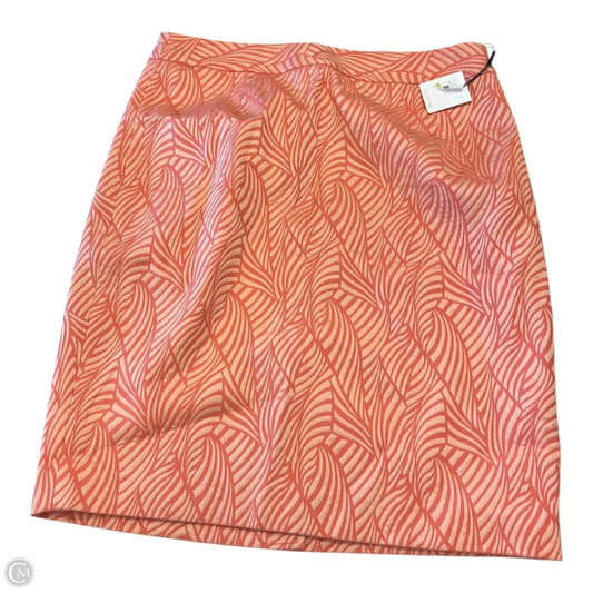 Skirt Midi By Calvin Klein In Coral, Size: 14