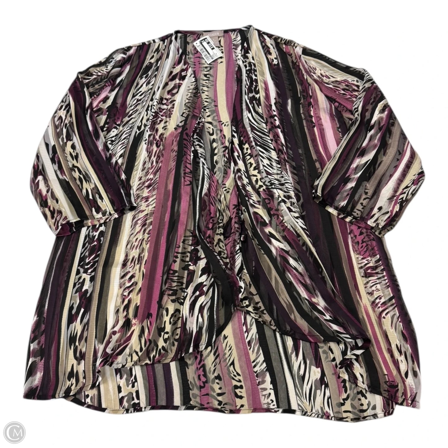 Shawl By Chicos In Purple, Size: S