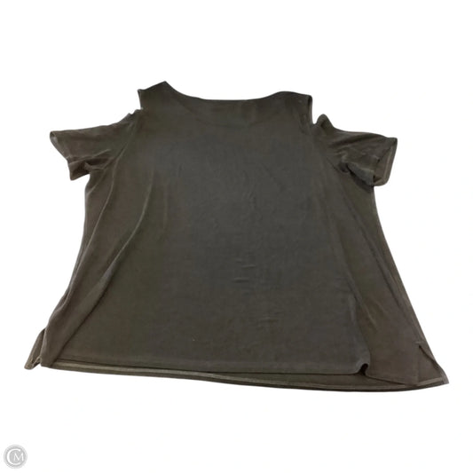 Top Short Sleeve By Chicos In Black, Size: 2x