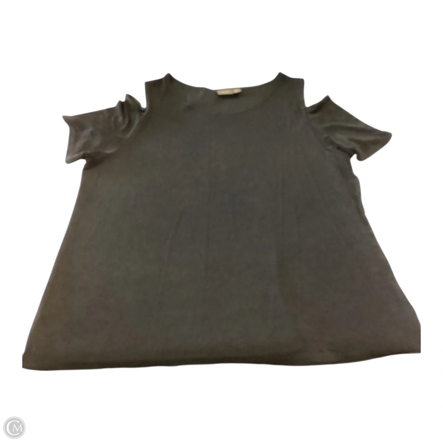 Top Short Sleeve By Chicos In Black, Size: 2x