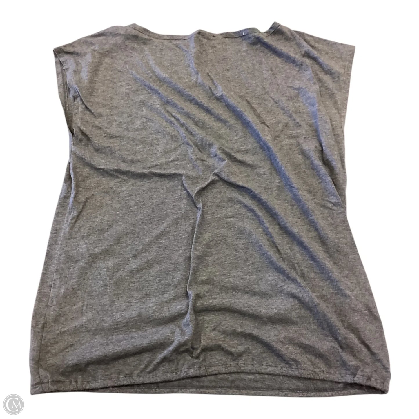 Top Short Sleeve By Talbots In Grey, Size: M