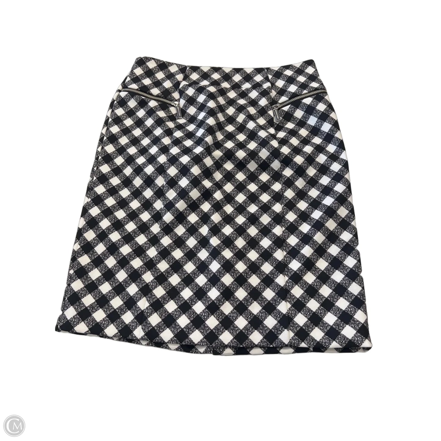 Skirt Midi By Michael By Michael Kors In Checkered Pattern, Size: S