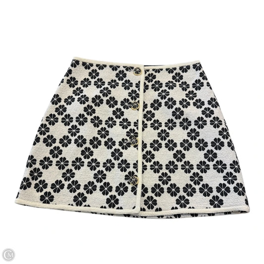 Skirt Designer By Kate Spade In Black & White, Size: 8