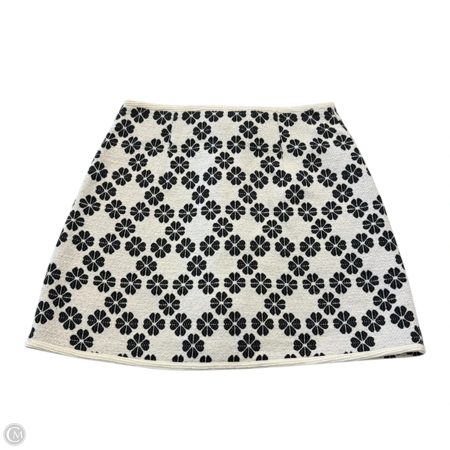 Skirt Designer By Kate Spade In Black & White, Size: 8