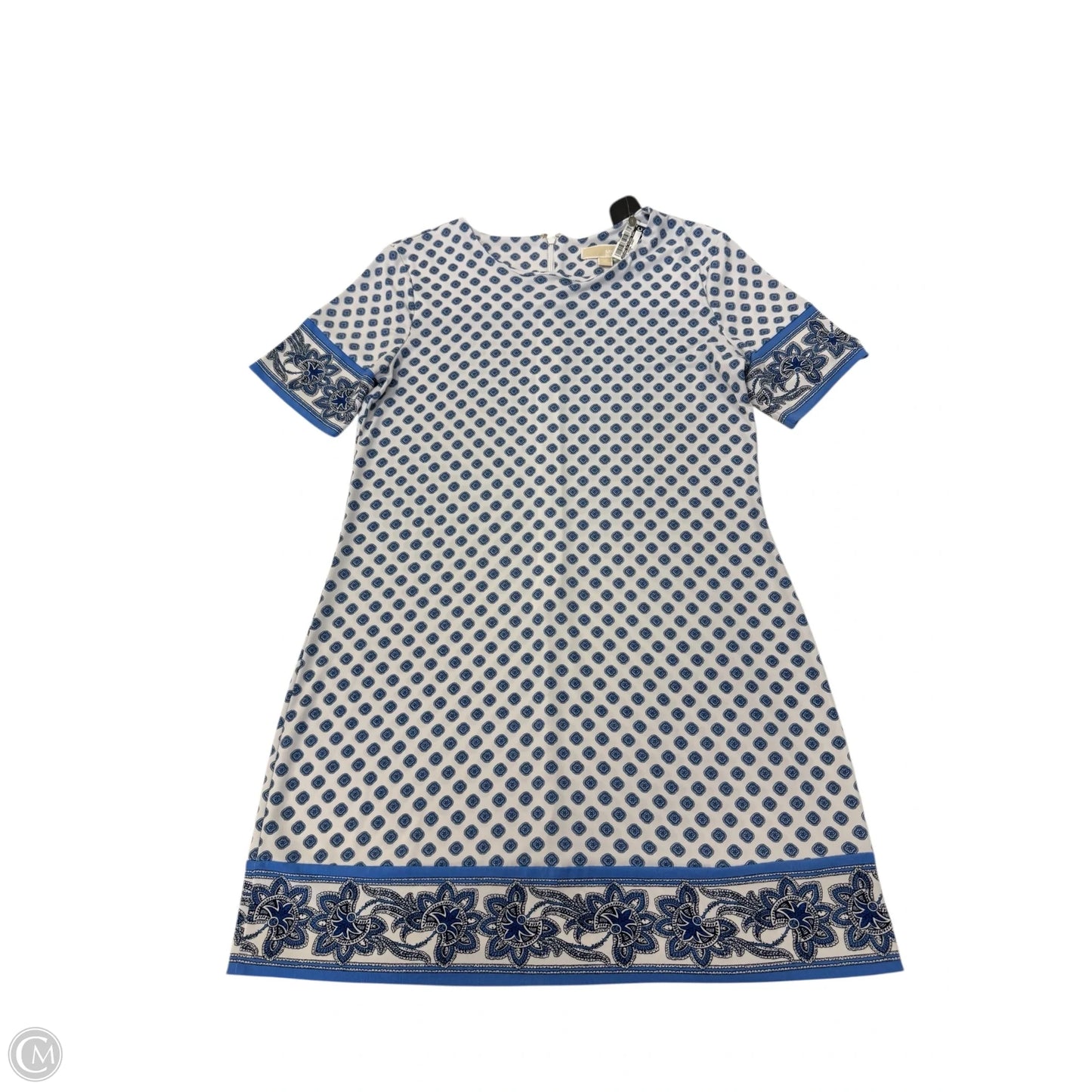 Dress Casual Short By Michael By Michael Kors In Blue & White, Size: M