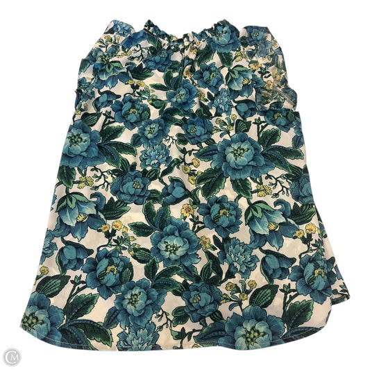Blouse Sleeveless By Loft In Floral Print, Size: M