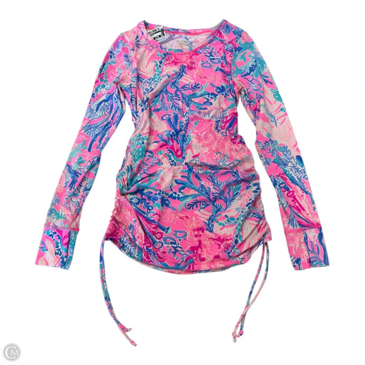 Dress Designer By Lilly Pulitzer In Blue & Pink, Size: M