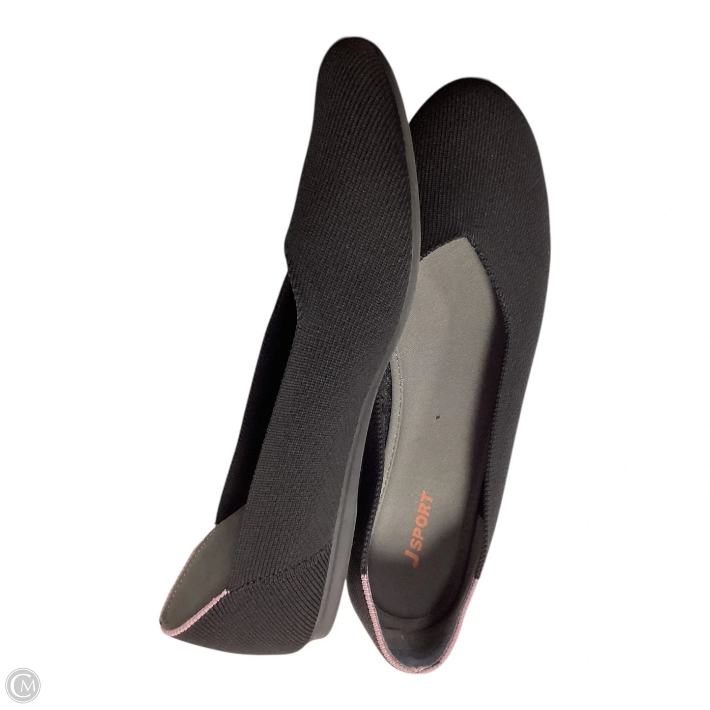 Shoes Flats By Clothes Mentor In Black, Size: 8.5