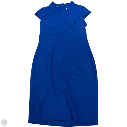 Dress Work By Calvin Klein In Blue, Size: S