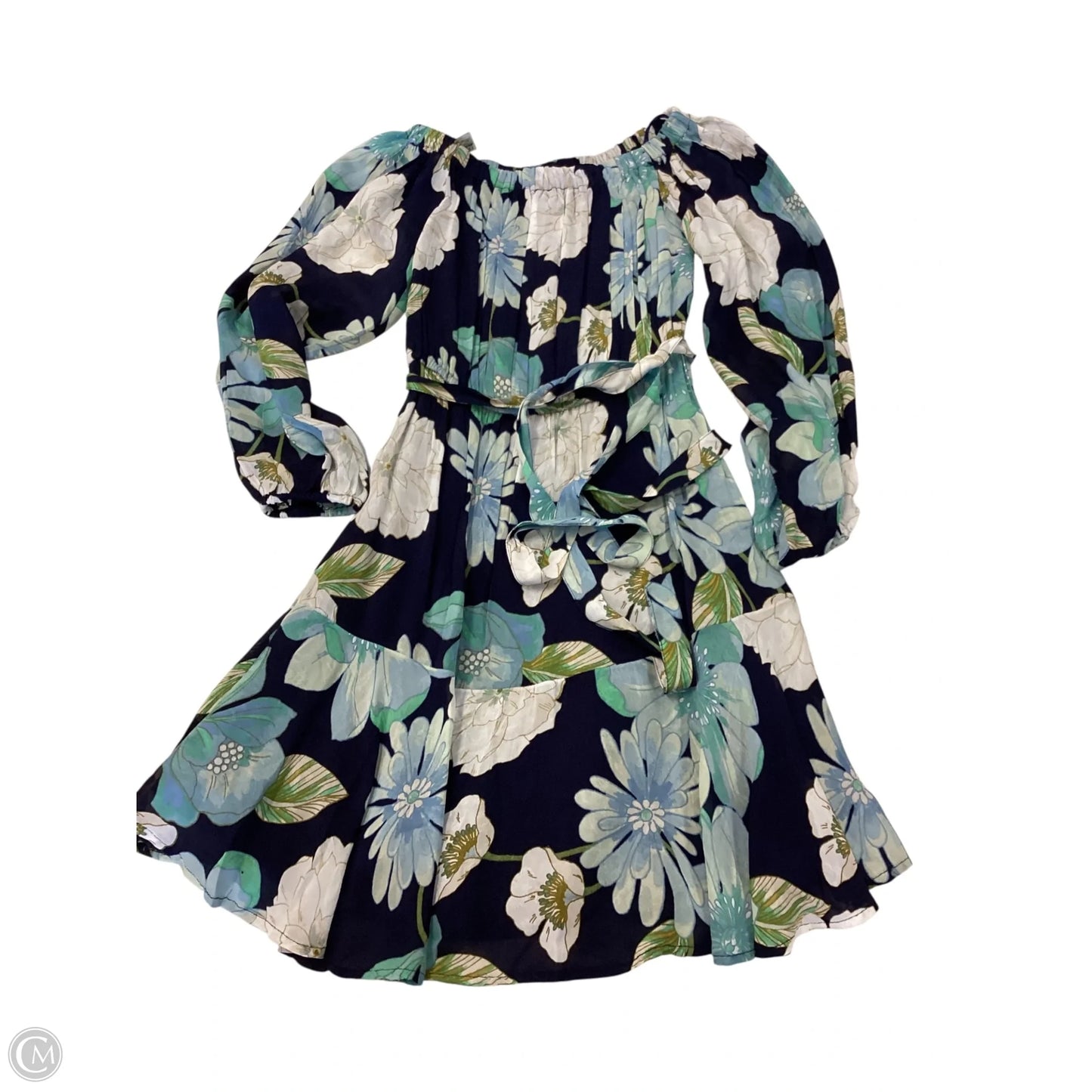 Dress Casual Short By Loft In Floral Print, Size: Xs