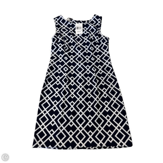 Dress Casual Short By Connected Apparel In Blue & White, Size: 12p