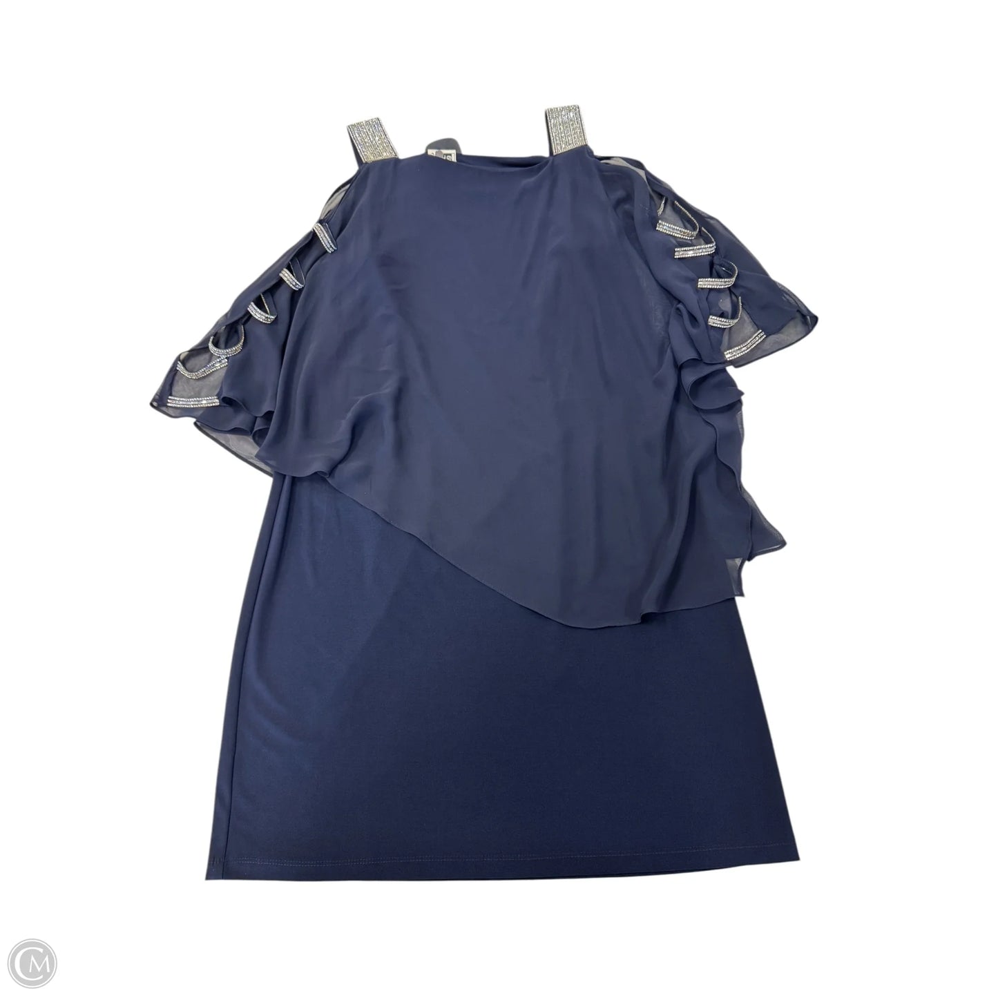 Dress Casual Short By Msk In Navy, Size: M