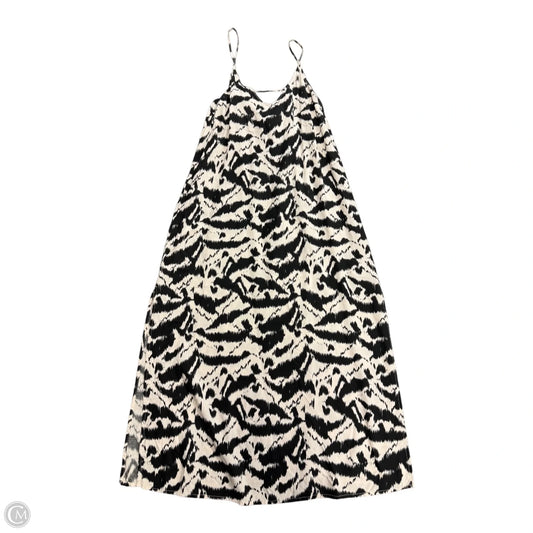 Dress Casual Maxi By Old Navy In Black & Tan, Size: Mp