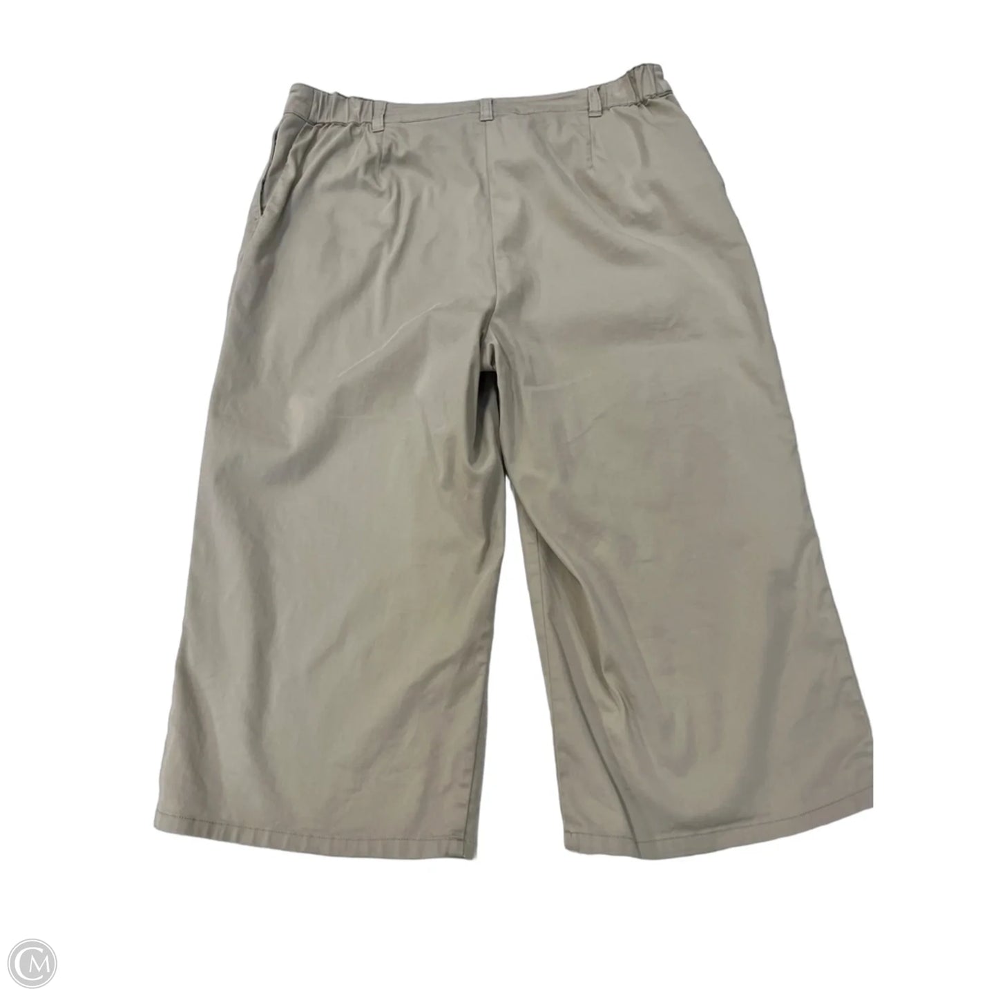 Capris By Chicos In Tan, Size: M
