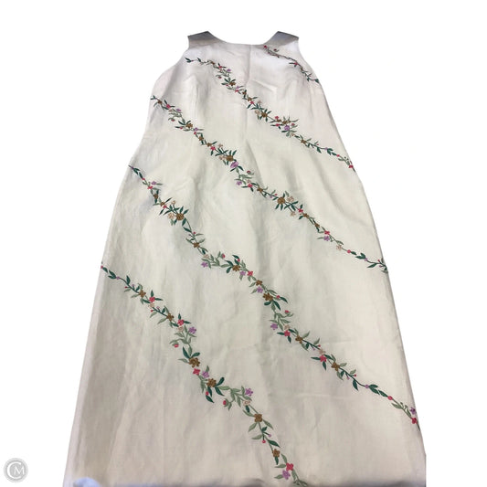 Dress Casual Maxi By Talbots In White, Size: 18