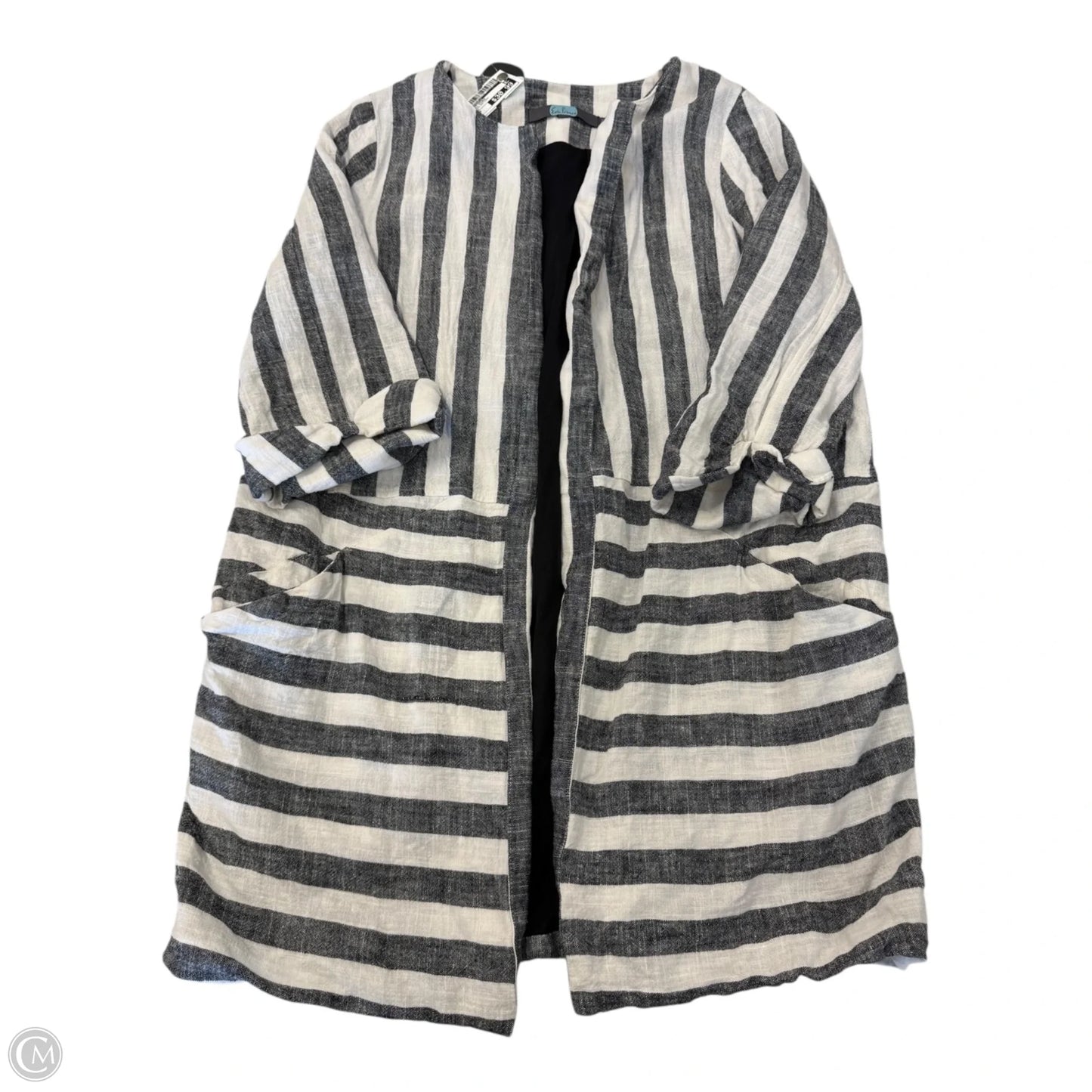 Jacket Other By Eva Franco In Striped Pattern, Size: M