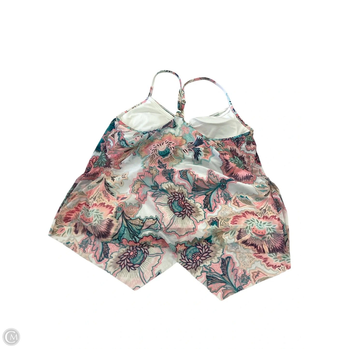 Swimsuit Top By Clothes Mentor In Floral Print, Size: 12