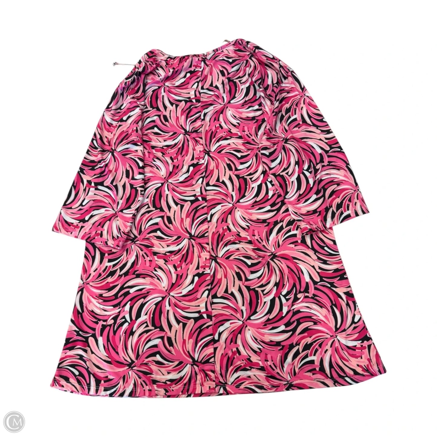 Dress Casual Short By Clothes Mentor In Black & Pink, Size: Xxl