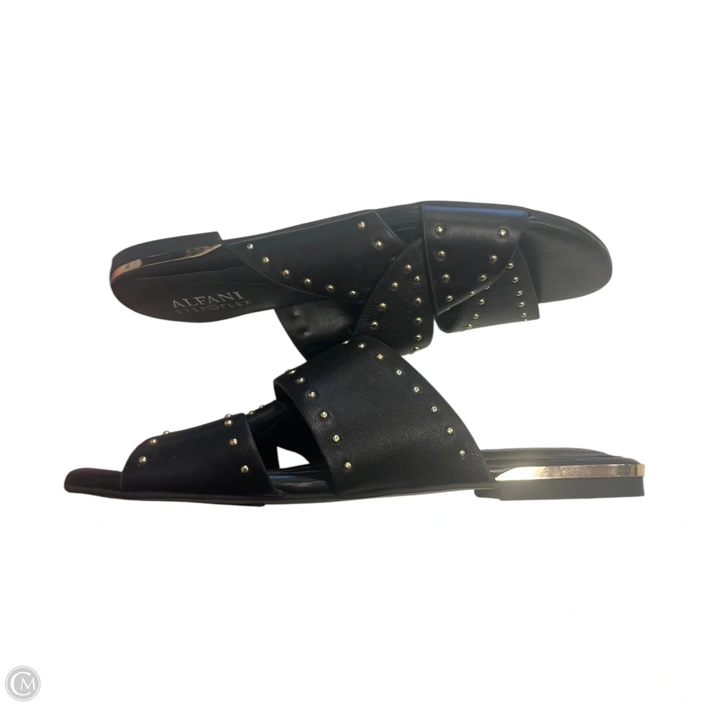 Sandals Flats By Alfani In Black, Size: 6