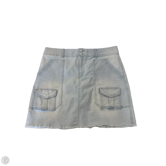 Skirt Mini & Short By Democracy In Striped Pattern, Size: 12