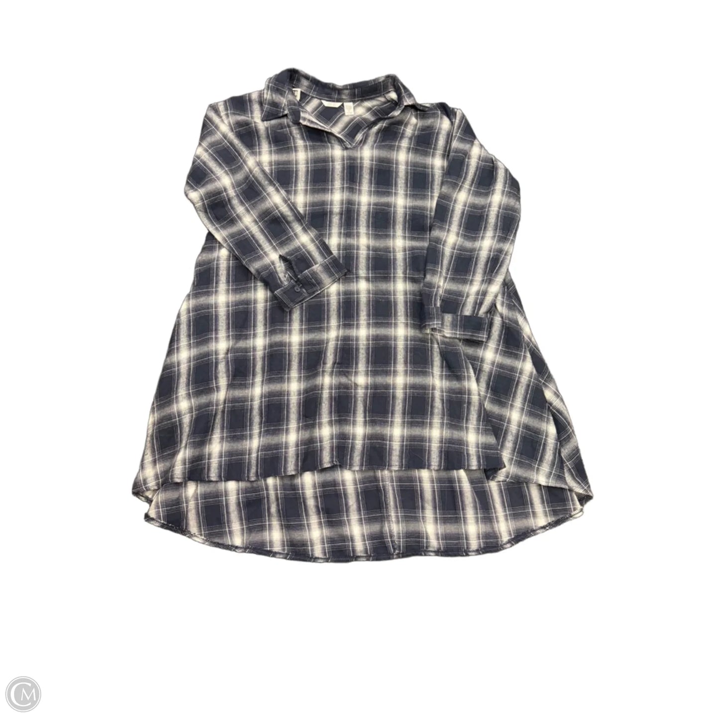 Dress Casual Short By Kaktus In Plaid Pattern, Size: Xl