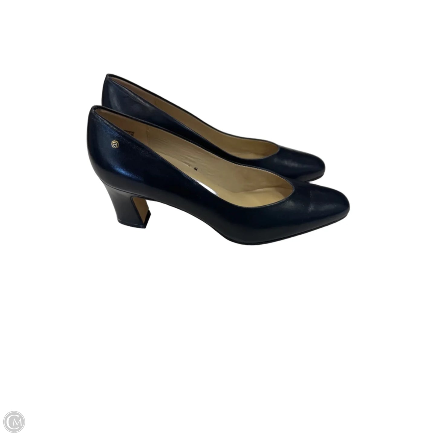 Shoes Heels Block By Etienne Aigner In Navy, Size: 6