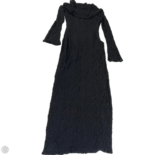 Dress Casual Maxi By Zara In Black, Size: L
