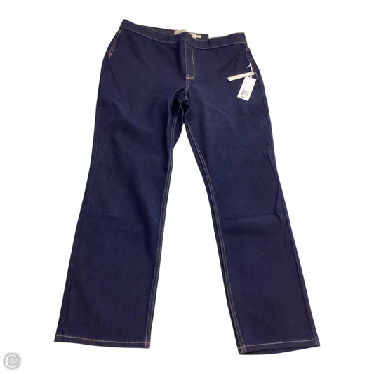 Jeans Skinny By Soft Surroundings In Navy, Size: Xl