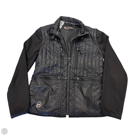Jacket Puffer & Quilted By Michael By Michael Kors In Black, Size: M