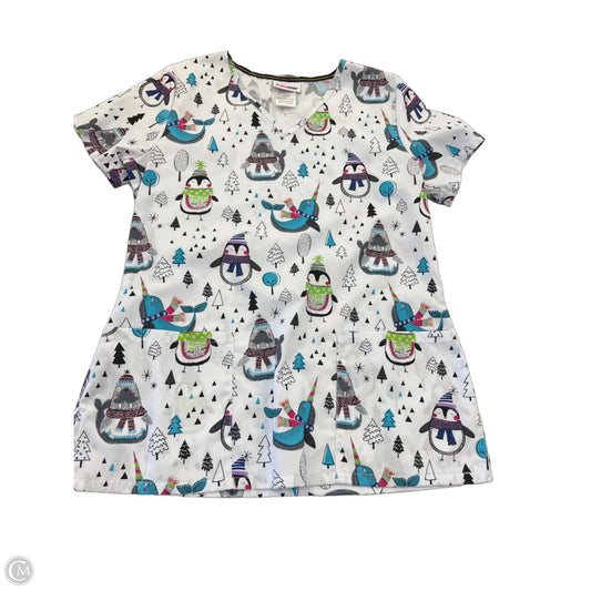Top Short Sleeve By Clothes Mentor In White, Size: S