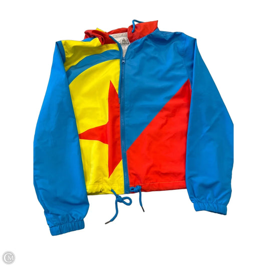 Jacket Windbreaker By Disney In Multi-colored, Size: S