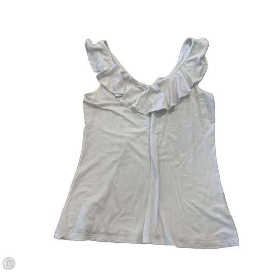Top Sleeveless Designer By Lilly Pulitzer In White, Size: Xs