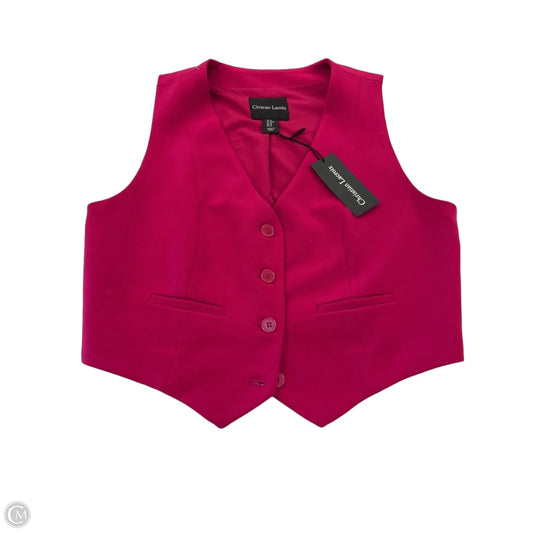 Vest Designer By Christian Lacroix In Pink, Size: M