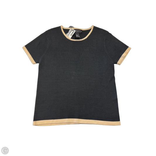 Sweater By August Silk In Black & Brown, Size: L