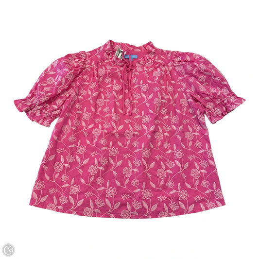 Top Short Sleeve By Draper James In Pink, Size: S